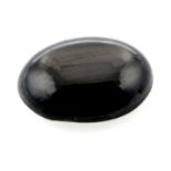 An oval shape star sapphire, weighing 2.68ct