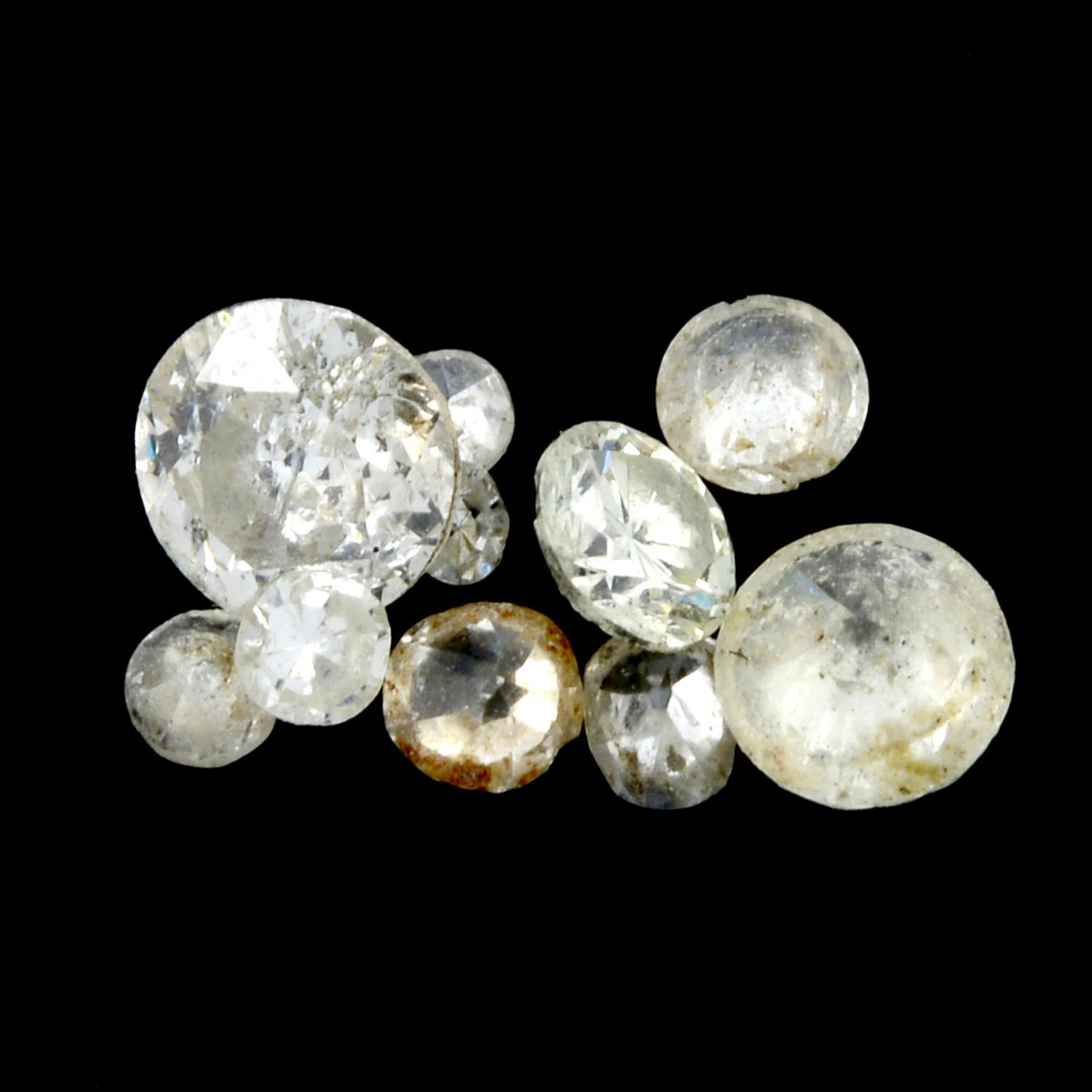 Selection of vari-shape diamonds, weighing 2.45ct