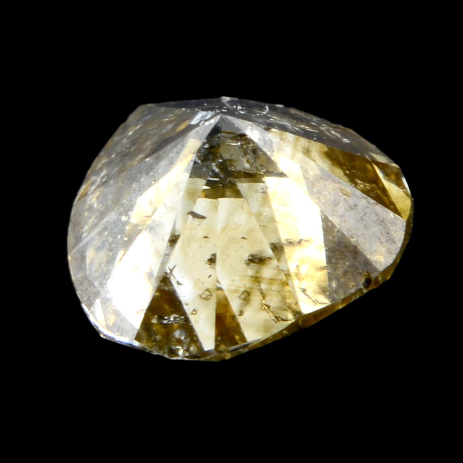 A pear shape diamond, weighing 0.50ct - Image 2 of 2