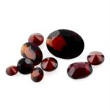 Selection of garnets, weighing 44.66ct