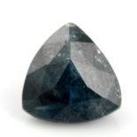A triangular shape sapphire, weighing 4.63ct