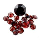 Selection of garnets, weighing 54.7grams