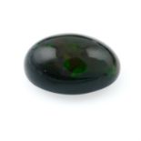 An oval shape opal cabochon, weighing 11.37ct