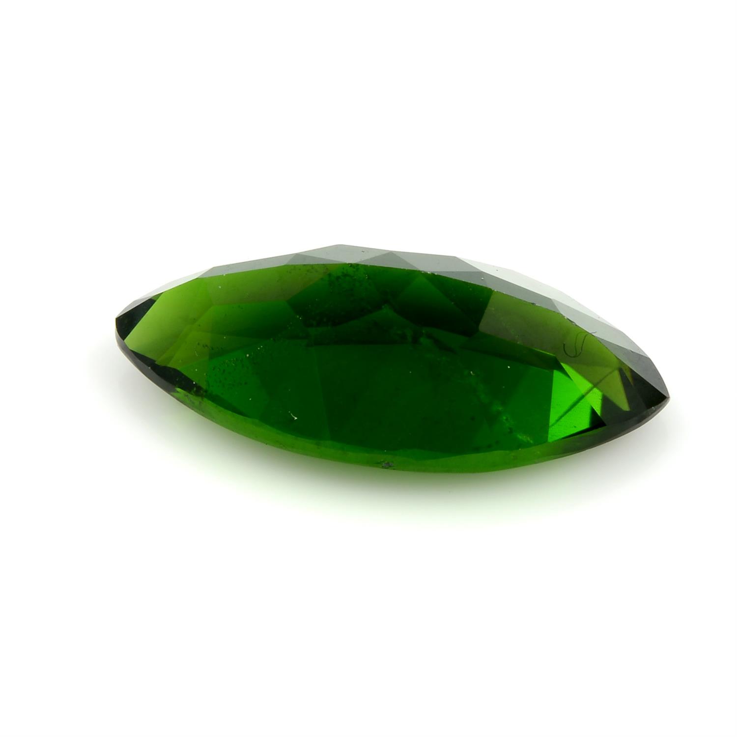 A marquise shape diopside, weighing 4.33ct - Image 2 of 2
