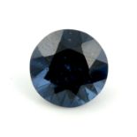 A circular shape spinel, weighing 2.84ct