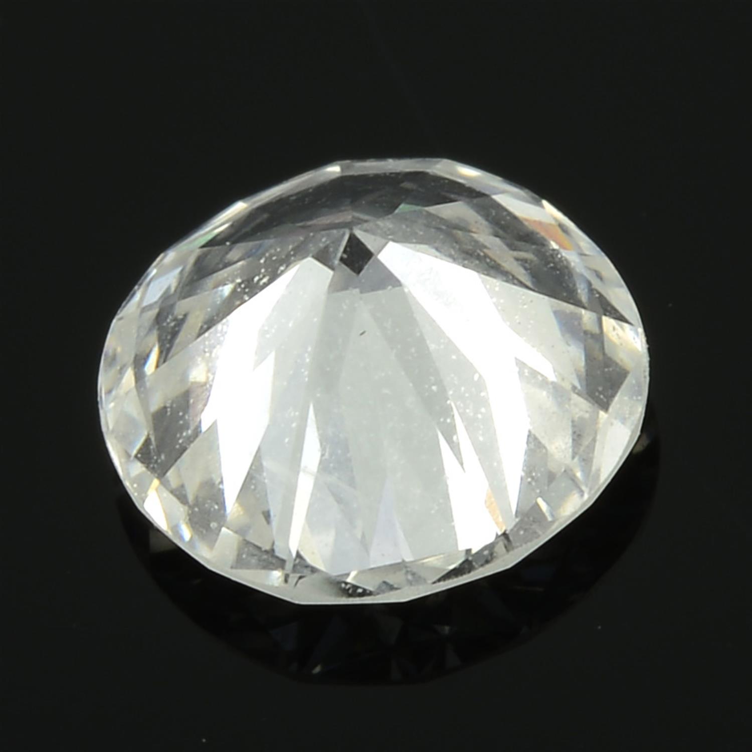 A brilliant cut diamond, weighing 0.53ct - Image 2 of 2