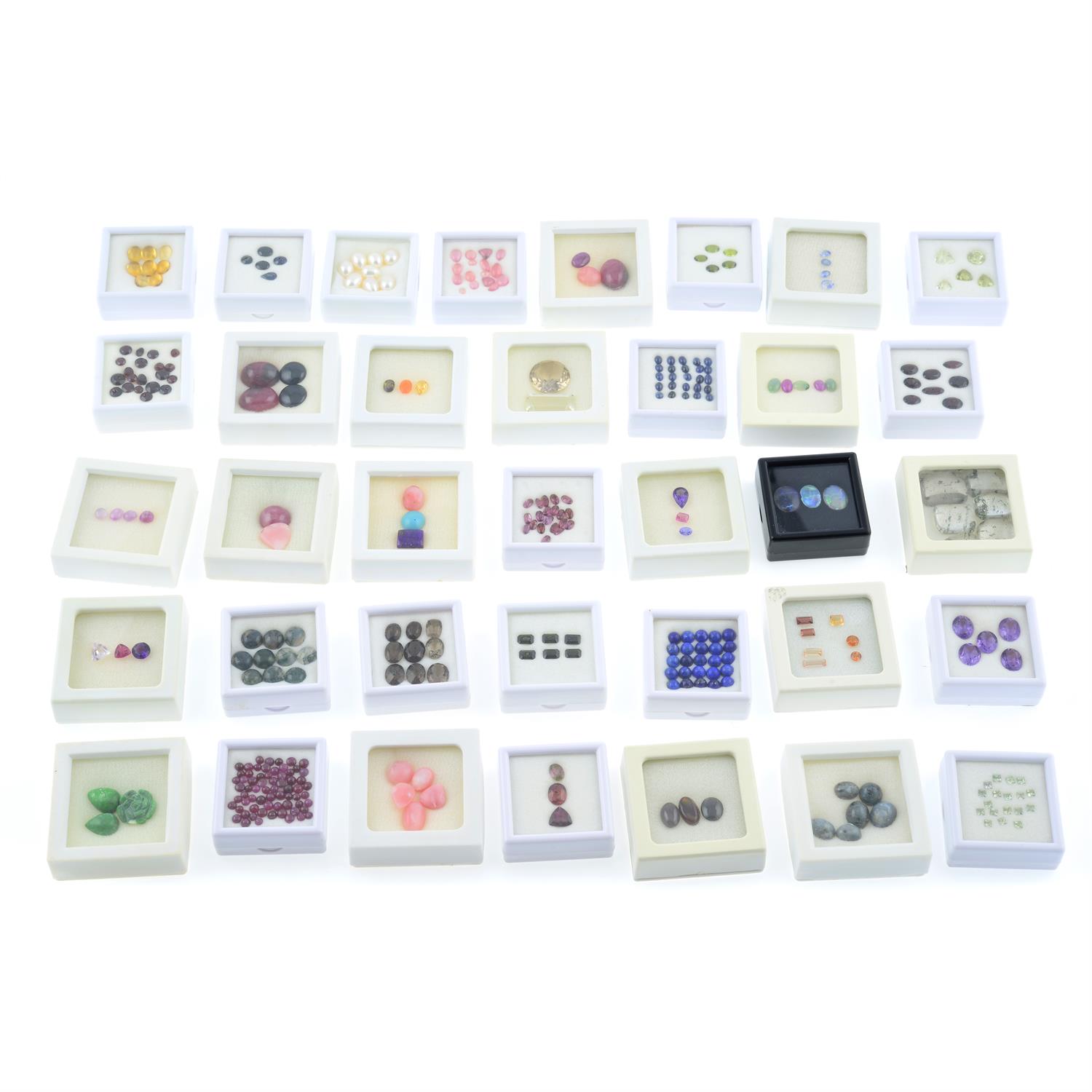 Selection of gemstones, 40 boxes - Image 2 of 2