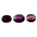 Fourteen vari-shape garnets, weighing 32.05ct