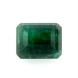 A rectangular shape emerald, weighing 2.79ct