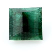 A fancy shape emerald, weighing 4.71ct