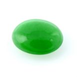 An oval shape jadeite, weighing 2.32ct