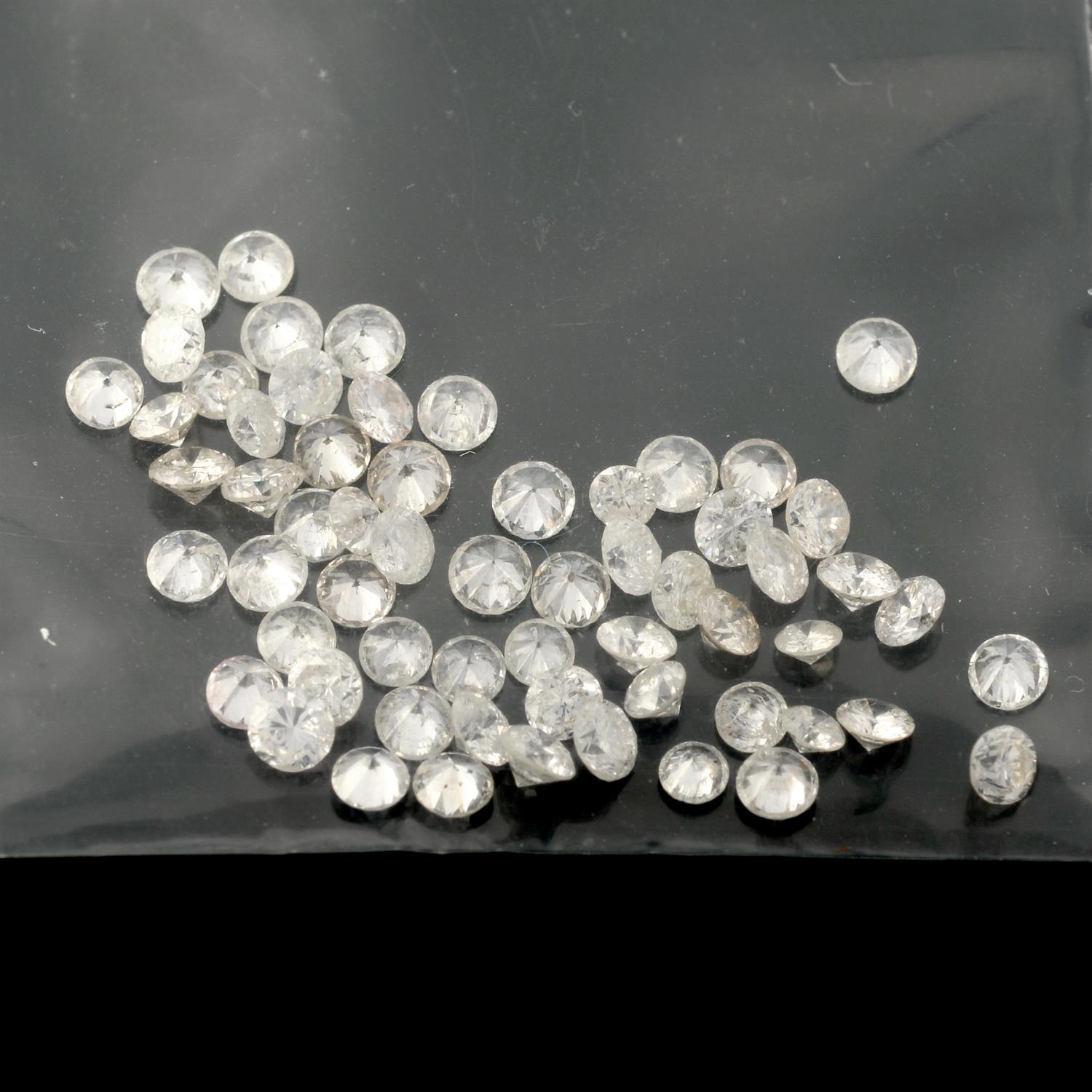 Selection of brilliant cut diamonds, weighing 4.19ct - Image 2 of 2
