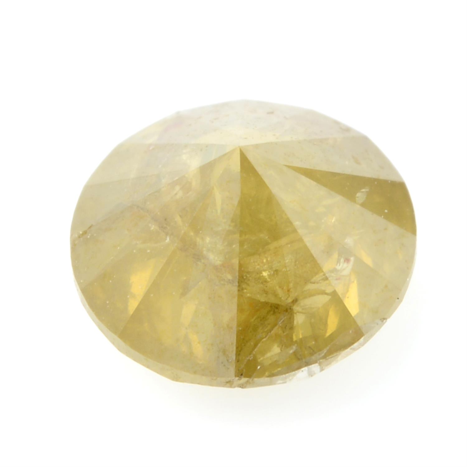 A brilliant cut fancy coloured diamond, weighing 1.05ct - Image 2 of 3