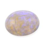 An oval shape opal cabochon, weighing 5.18ct