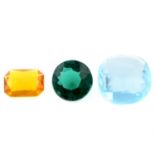 Selection of gemstones, weighing 658grams