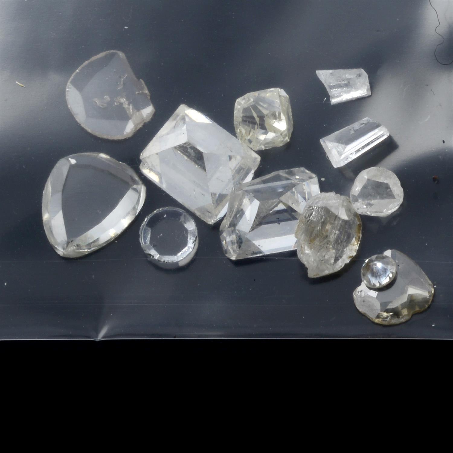 Selection of vari-shape diamonds, weighing 4.01ct - Image 2 of 2
