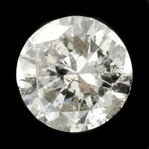 A brilliant cut diamond, weighing 0.70ct