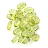 Selection of oval shape peridots, weighing 83.35ct