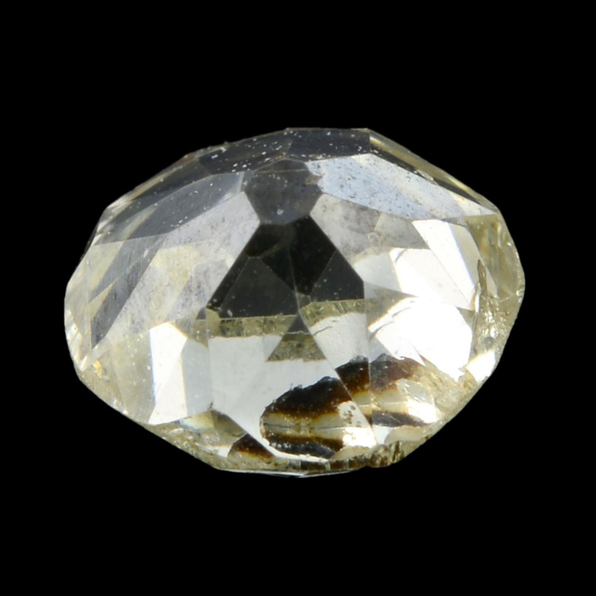 An old cut diamond, weighing 0.56ct - Bild 2 aus 2