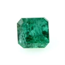 A rectangular shape emerald, weighing 0.54ct