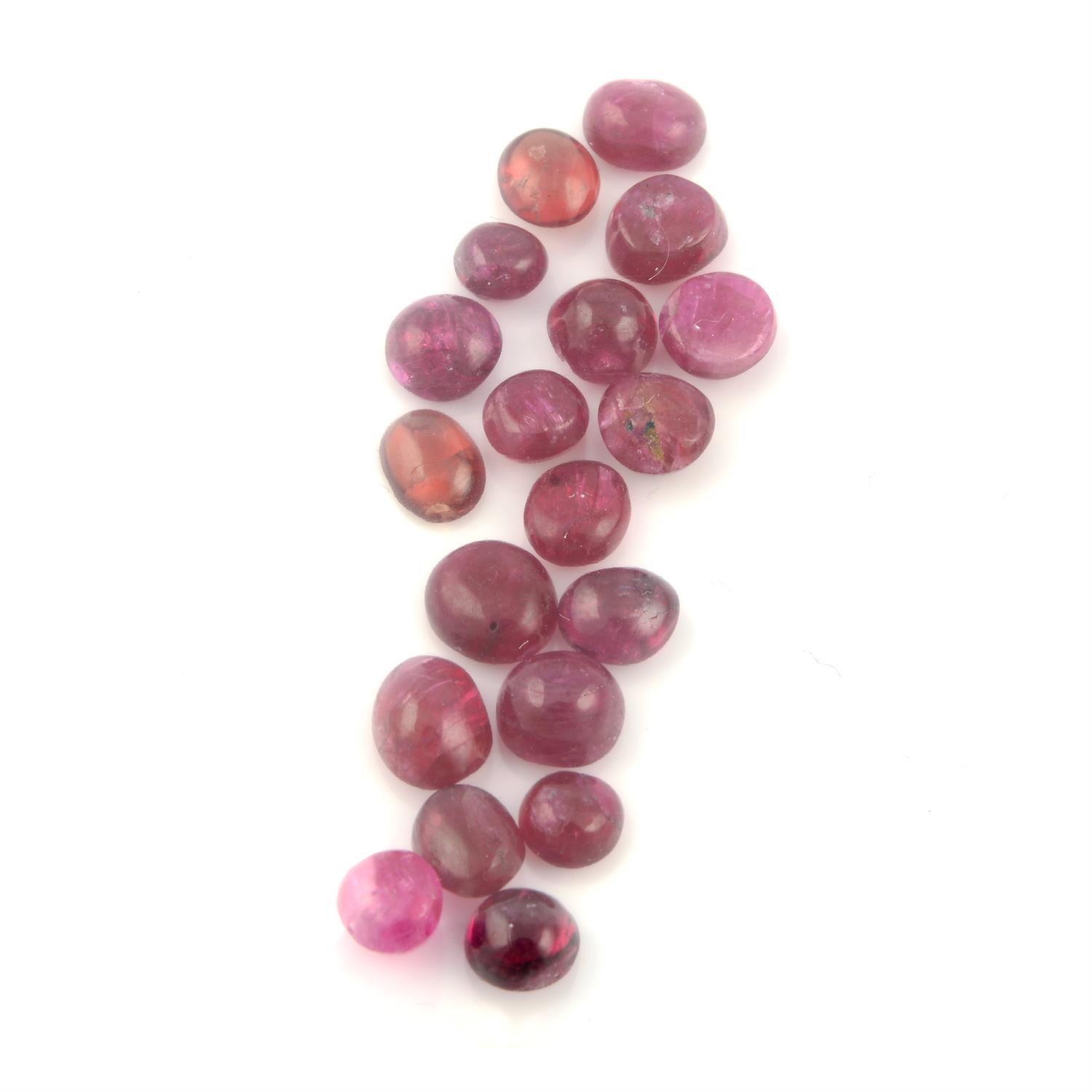 Selection of spinel pebbles, weighing 20.42ct - Image 2 of 2