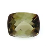 A cushion cut andalusite, weighing 4.19ct