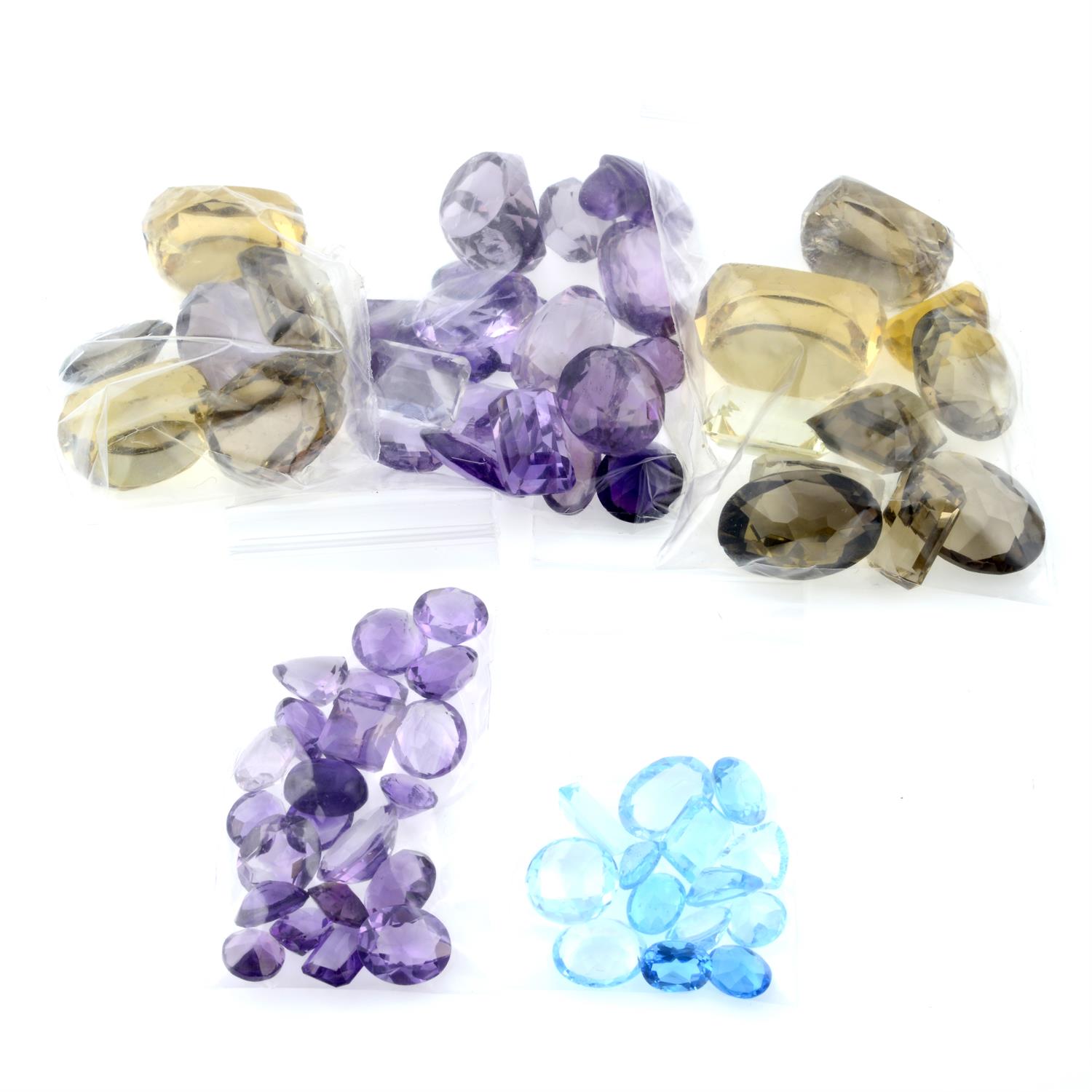 Selection of gemstones, weighing 760ct. To include quartz, citrines, topazes and other gemstones. - Image 2 of 2