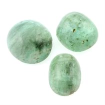 Selection of vari-shape emeralds, weighing 50.33ct