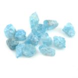 Selection of rough apatite, weighing 296ct