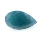 A pear shape grandidierite, weighing 8.28ct