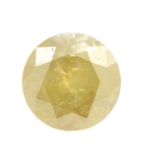 A brilliant cut fancy coloured diamond, weighing 1.05ct