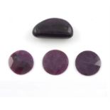 A selection of vari-shape corundum, weighing approximately 26grams