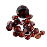 Selection of garnets, weighing 53.2grams