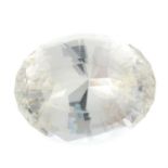 A fancy shape dolomite, weighing 44.20ct