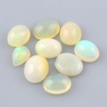 Selection of vari-shape opal cabochons, weighing 42.32ct