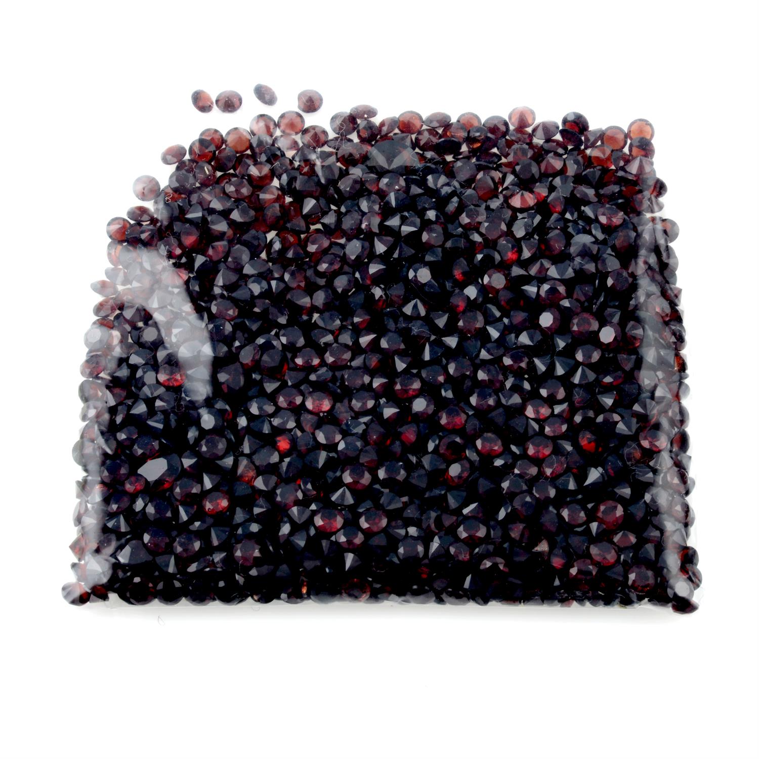 Selection of garnets, weighing 51.7grams - Image 2 of 2
