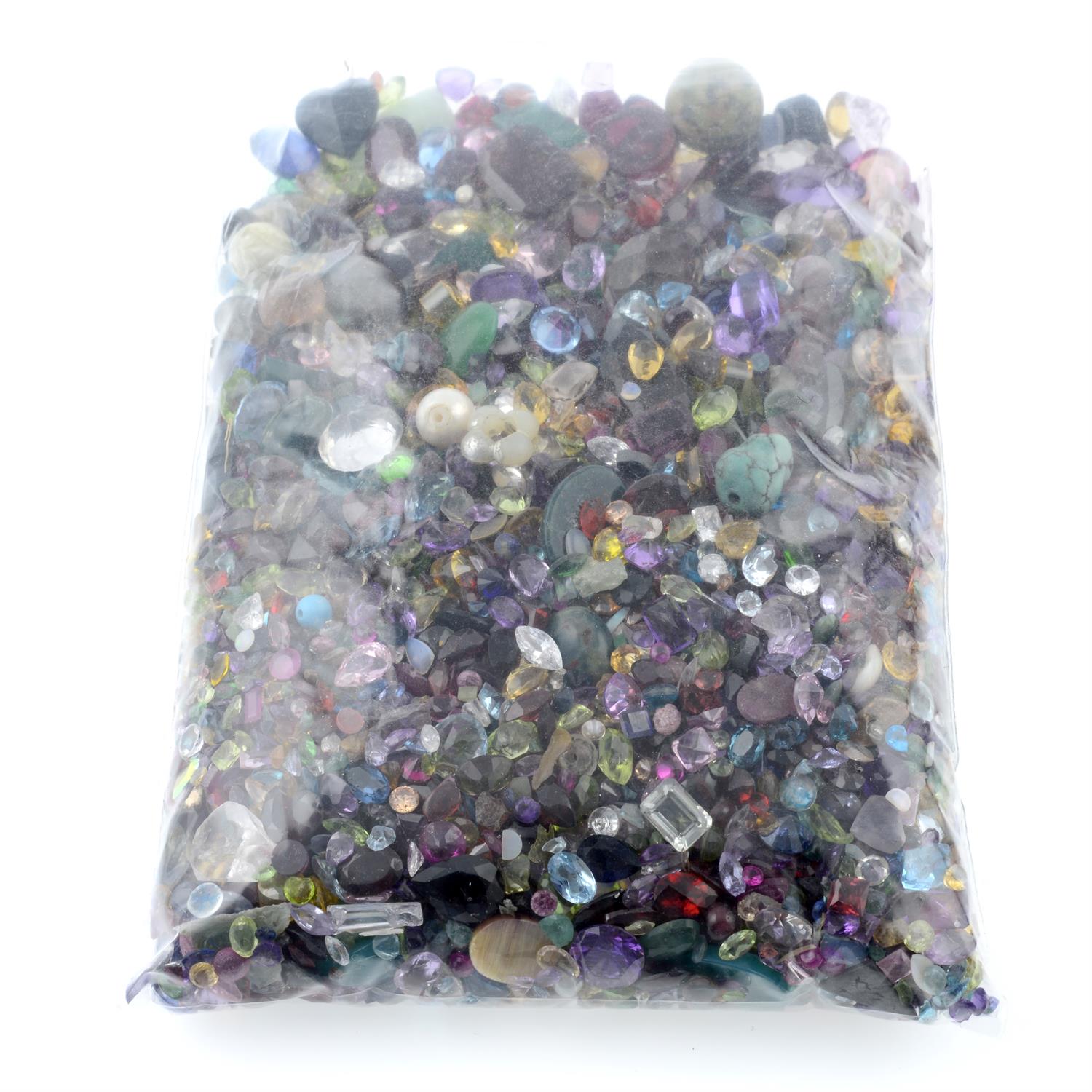 Selection of gemstones, weighing 431grams - Image 2 of 2