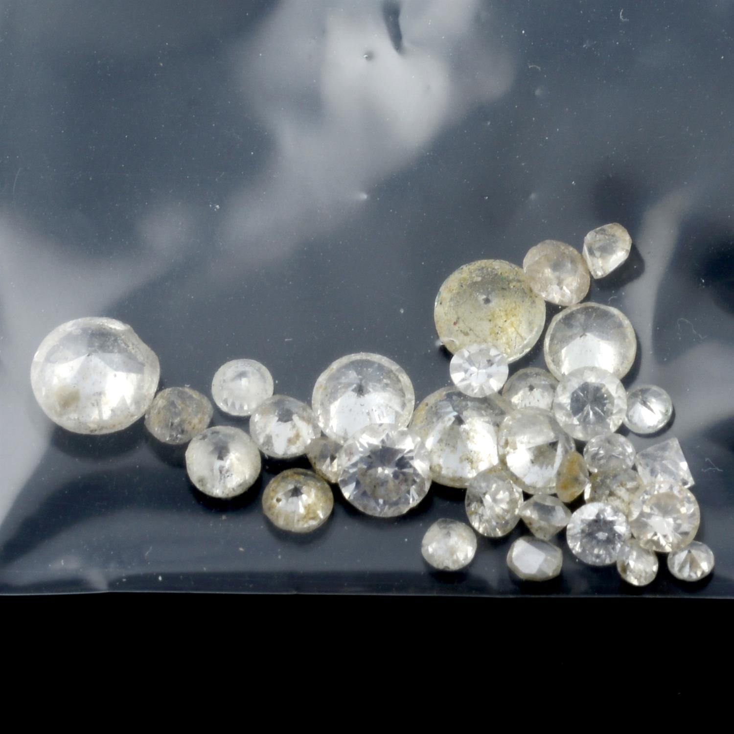 Selection of vari-shape diamonds, weighing 2.45ct - Image 2 of 2