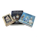 A selection of antiques books and auction catalogues.