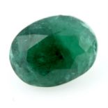 An oval shape emerald, weighing 2.45ct