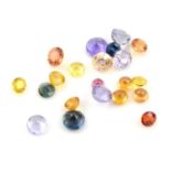 Selection of vari-shape sapphires, weighing 14.41ct