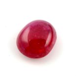 An oval shape spinel pebble, weighing 2.34ct