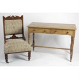 A collection of assorted furniture, to include mahogany and pine pieces.