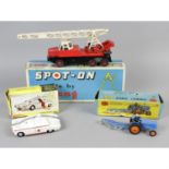 A selection of Corgi, Dinky and Spot On toys.