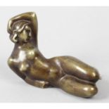 A small 20th century bronze figure.