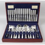 A silver plated canteen for eight place settings, by Viners. (58)