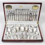 A silver plated canteen for eight place settings, by Viners. (58)