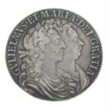 William and Mary, Halfcrown 1689.