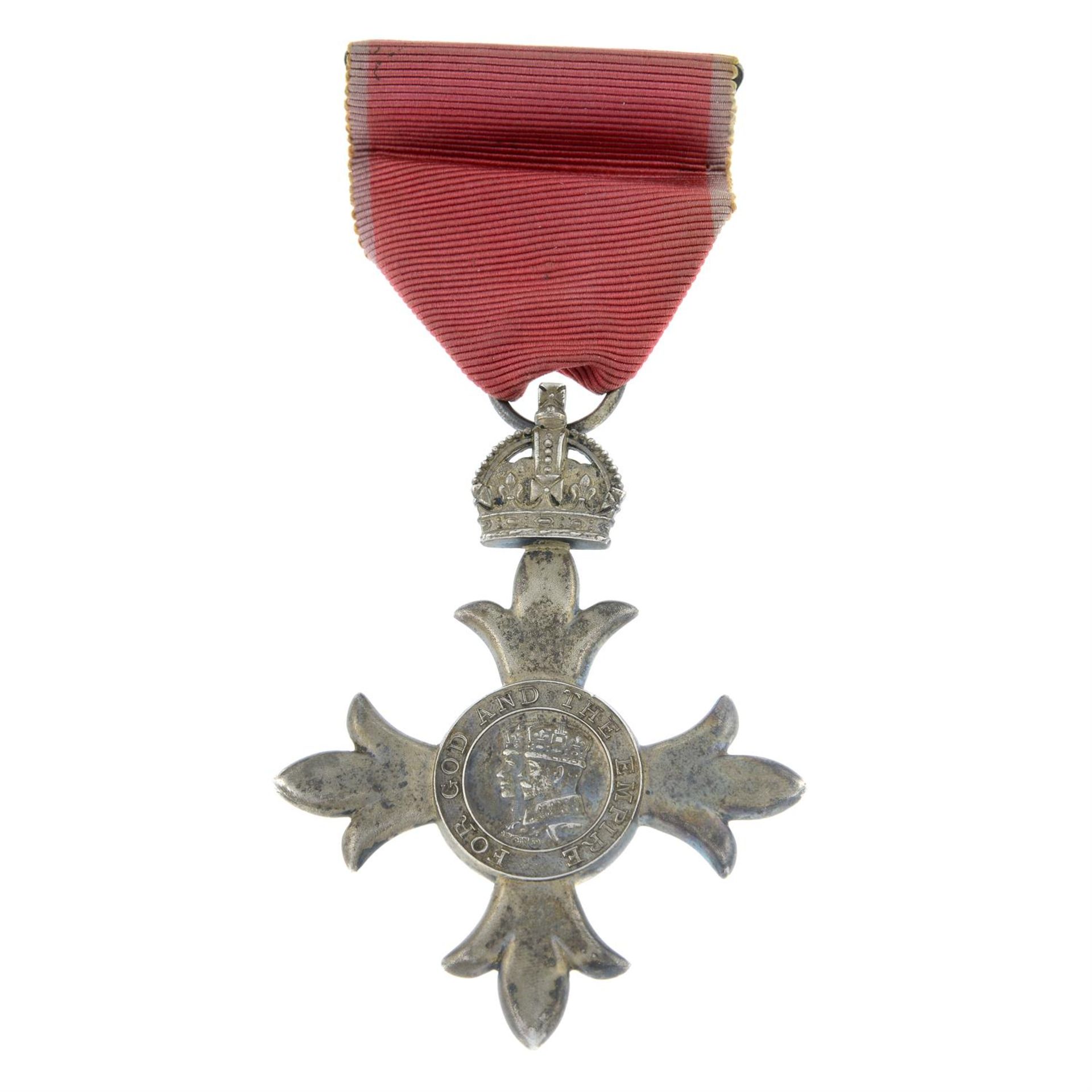 MBE breast badge (Civil Division); together with a Golden Jubilee Medal 2002. (2).