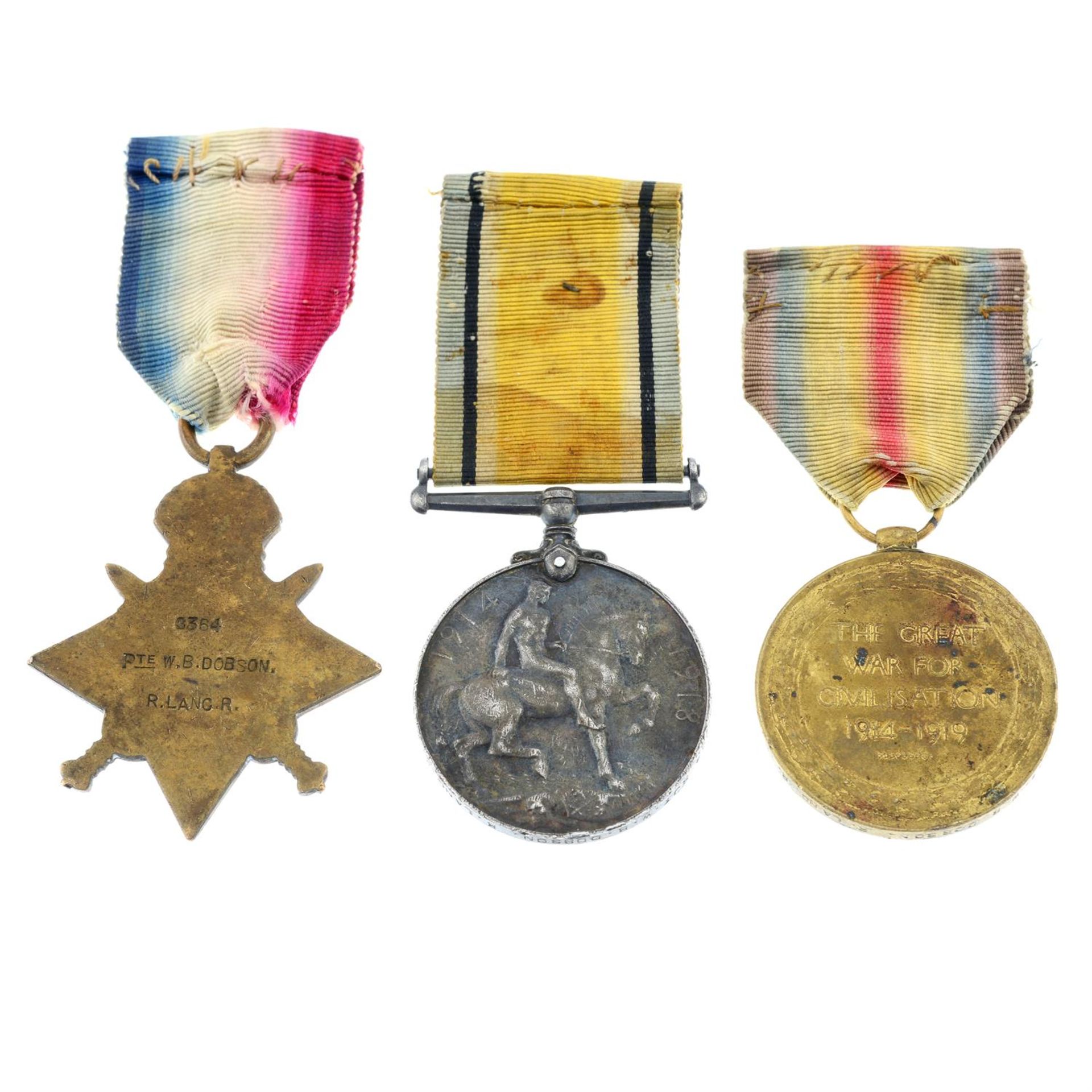 A Great War Trio, comprising 1914 Star, British War Medal, Victory Medal. - Image 2 of 2